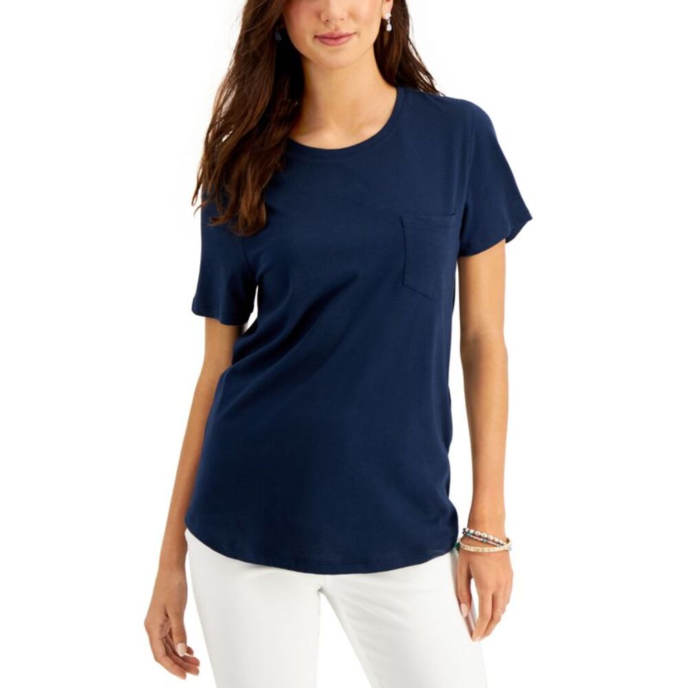 Style & Co Cotton Pocket T-Shirt